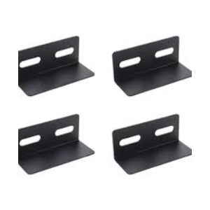 4pc Slotted Right Angle Brackets 4"