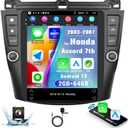 2G+64G for Honda Accord 2003 2004 2005 2006 2007 Radio Android 13 Car Stereo Wireless Carplay Android Auto, 9.7" Vertical Touchscreen Bluetooth GPS Navigation Hi-Fi WiFi FM SWC +Backup Camera Mic