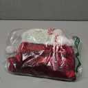 Shappy 2 Pieces Christmas Velvet Santa Bags with Drawstring in 2 Size Large Christmas Bags Santa Gift Sack for Xmas Playing Present Toy(Burgundy)