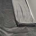 StangH Grey Velvet Curtains for Living Room 96 inches Long Blackout Curtains for Bedroom Grommet Privacy Thermal Insulated Window Drapes for Sliding Glass Door, W52 by L96 inches, 2 Panels