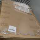 Acrylic Coffee Table, 2-Tier Living Room Table with Storage, Center Table Mid-Modern Century for Living Room, Easy to Assemble (Clear, 37.823.615.7)