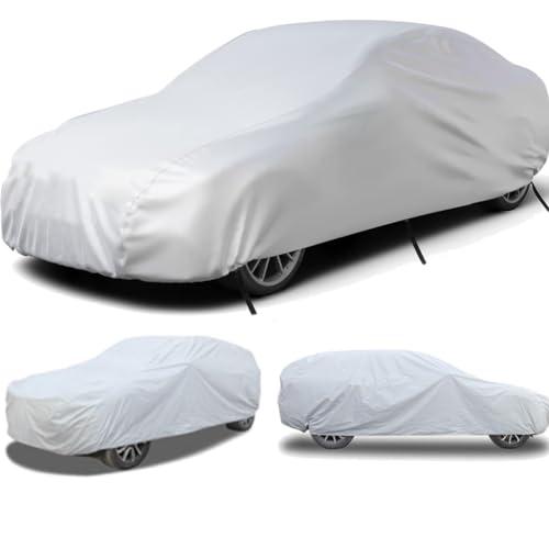 Car Cover Waterproof All Weather for Automobiles,Hail Car Cover Protection Outdoor Full Car Cover Rain Sun UV Protection,Universal Car Cover Fit for Sedan SUV 188"/188"