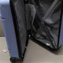Travelers Club Spinner Luggage, Skyline Blue, 22-Inch Carry-On