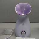 NanoSteamer Large 3-in-1 Nano Ionic Facial Steamer with Precise Temp Control - Humidifier - Unclogs Pores - Blackheads - Spa Quality - Bonus 5 Piece Stainless Steel Skin Kit (Lilac)