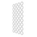 2' H x 4' W Classic White Lattice