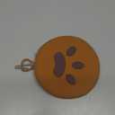 Collapsible Dog Bowls, 2-in-1 Silicone Pet Food and Water Bowl with Carabiner, Portable Double Compartment Dish for Travel, Camping, Hiking Puppy Essentials (Brown)