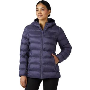 32 Degrees Heat Womens Lightweight Packable Hooded Jacket  Water Resistant Travel Puffer (X-Small, Graystone)