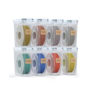 YOOPAI Filament Storage Box - 8 Pack Filament Container for 3D Printing Sealing and Protection - Portable Storage Box with Desiccants&Label for Home&Office,Water-Proof and Dust-Proof 4.0L