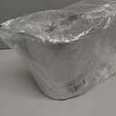 mDesign Round Metal Small 1.7 Gallon Recycle Trash Can Wastebasket, Garbage Container Bin for Bathrooms, Kitchen, Bedroom, Home Office - Durable Stainless Steel - Mirri Collection - Chrome