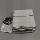 jinchan Black and White Casual Striped Shower Curtain Modern Minimalist Pinstripe Waterproof Fabric Shower Curtains for Bathroom with Weighted Hem and 12 Hooks 70x72 inches