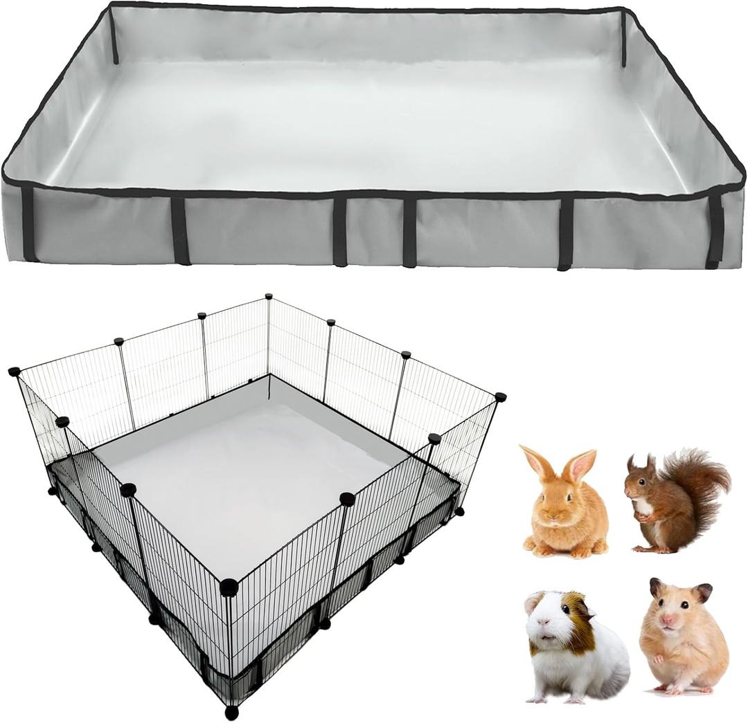 DZWLKJ Guinea Pig Cage Liner Tarp Bottom Waterproof and Washable Base Also for Rabbits, Bunny, Chinchillas, Hedgehog, Ferrets and Other Small Animals(36x36 inches)