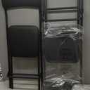 Folding Bar Stool with Back, 350lb Capacity, Collapsible Stool for Kitchen Bar, Height 25"- 2PC