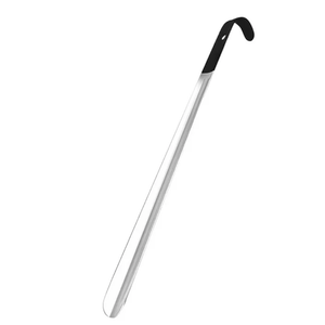 Shoe Horn Sturdy Stainless Steel Ergonomic Long Handled Shoe Helper, 32"