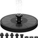 Solar Fountain, Floating Solar Powered Water Fountain Pump for Bird Bath, Garden, Pond, Pool, Outdoor Solar Founatin (2.5W)
