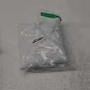 Melodieux Grayish White Room Darkening Curtain Liners for 63 Inch Length Curtains, 80% Light Blocking Thermal Insulated Liners, Tab Top with Rings, 40" W x 58" L, 2 Panels