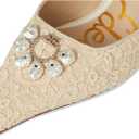 Sam Edelman Womens Brit Orchid (5, Ivory/Natural)