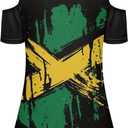 Women's Cold Shoulder Tops Summer Soft Short Sleeve V Neck T Shirts Basic Tees Trendy Sexy Going Out Blouse S-2XL (Black, XL)