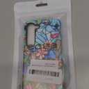 for Samsung Galaxy S23 - Dual-Layer Hard Shell + Silicone Cover - Shockproof Protective Phone Case for Women Girls- Stained Glass Bloom Flower