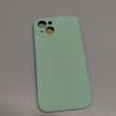 Miracase Compatible with iPhone 15 Case, [Soft Anti-Scratch Microfiber Lining], Liquid Silicone Case Gel Rubber Shockproof Drop Protection Phone Case for iPhone 15, Patina Green