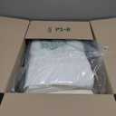 EMME Muslin Duvet Cover Queen Size Cream White, 100% Cotton Linen Like Comforter Cover Soft Breathable Lightweight Gauze Duvet Cover with 2 Pillowcases, 90"x90"