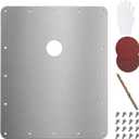 Upgraded Extra Large Pool Return Repair Kit, 17.5"W×19"H Oversized Wall Cover Plate, 2-3/8" Opening Compatible with Hayward SP1491D & Most Above Ground Pool Inlets, Pool Wall Damage Patch Replacement