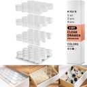 Honeycomb Separator Adjustable Drawer Organizer Divider for Underwear Belt-Scarf Socks Organizer (White(4pcs))