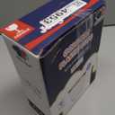 JOLLY CHEF 100 Pack Gold Plastic Cups, 9 oz Clear Plastic Tumblers, Elegant Gold Rimmed Cups, Disposable Glasses for Wedding, Thanksgiving Day, Christmas Party