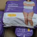 Amazon Basics Incontinence Underwear for Women, Protective, Disposable, Postpartum, Maximum Absorbency, Large, Lavender, 54 Count (3 Packs of 18)