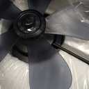 MOTCTQVD Ceiling Fans with Lights and Remote, 19.7" Dimmable LED, Black