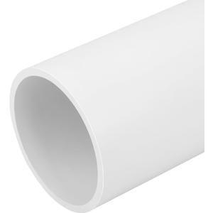 4 Inch PVC Pipe 17" Long White Sch40 Industrial PVC Pipes for Home DIY, Greenhouse, Garden, Farm, Workshop, Furniture Grade(4" x 17"L)