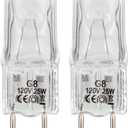 for Whirlpool Oven Light Bulbs 2 Pcs for WP74009925 120V 25W with G8 Base for Whirlpool for Maytag for Kenmore for Jenn-Air - Replace for AP6011161 74009925 1072727 899138001 PS11744355