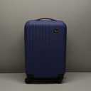 Travelers Club Cosmo Hardside Spinner Luggage, Navy Blue, Carry-On 20-Inch