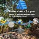 Compostable Trash Bags 4 Gallon 200 Packs,AYOTEE Biodegradable Trash Bags,Blue Recycle Bags,No leak Small Trash Bags,Small Garbage Bags 4 Gallon Trash Bags Unscented,4-6 Gal Bathroom Trash Bags