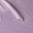 Amazon Basics Lightweight Super Soft Breathable Brushed Microfiber 4-Piece Sheet Set with 14-Inch Deep Pockets, Wrinkle Resistant, Queen, Frosted Lavender, Solid