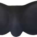 Sleep Mask for Dry Eyes, Moisture Sealing Eye Mask with Adjustable Silicone Eye Cups, Black