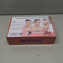 WEILY Makeup Mirror with 21 LED Lights,Two Power Supply Modes, Adjustable Touch Screen and 1x/2x/3x Magnification Tri-Fold Vanity Mirror,Chargeable Travel Cosmetic Mirror for Desktop(White)