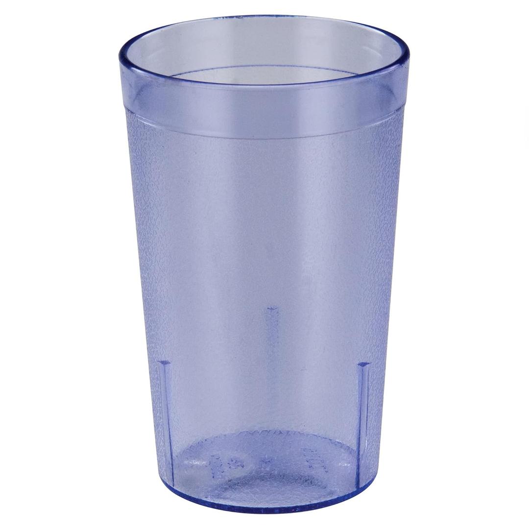 Winco Pebbled Tumblers, 8-Ounce, Blue