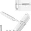 QWORK Safety Spring Door Closer, Used on Doors Up to 150 Lbs, Easy to Install to Convert Hinged Doors to Self-Closing