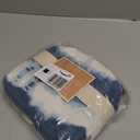 Crane Baby Soft Muslin Swaddle Blankets, Soft Swaddle Wraps for Boys and Girls, Blue Tie-Dye and Whale, 2 Count, 47" x 47"