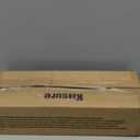 Kitsure Shoe Rack - Non-Woven Shoe Rack Shelf, Shoe Organizer for Closet, Entryway, Garage & Corridor, Stackable Shoe Shelves, X-Large, Black (27.5" Wide - 4 Tier)