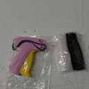 Stitch Gun for Clothes, Stitchy Quick Clothing Fixer, Micro Tagging Gun for Clothing, Mini Sticky Sewing Gun, Stichy Fix Gun, Includes 6 Needles, 1 Scissors, 2000 Black & 2000 White Fasteners (Pink Yellow)