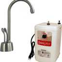 Westbrass A272HFP-20 Develosah 2-Handle Hot and Cold Water Dispenser with Instant Heating Tank, Stainless Steel