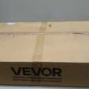 VEVOR Kitchen Utility Cart, 37.5"x19.7"x37.7" 3 Tiers Wire Rolling Cart, 450LBS Capacity Steel Service Cart with Brake Wheels, Storage Trolley with 80mm Basket PP Liner 6 Hooks, Indoor & Outdoor Use (Silver)