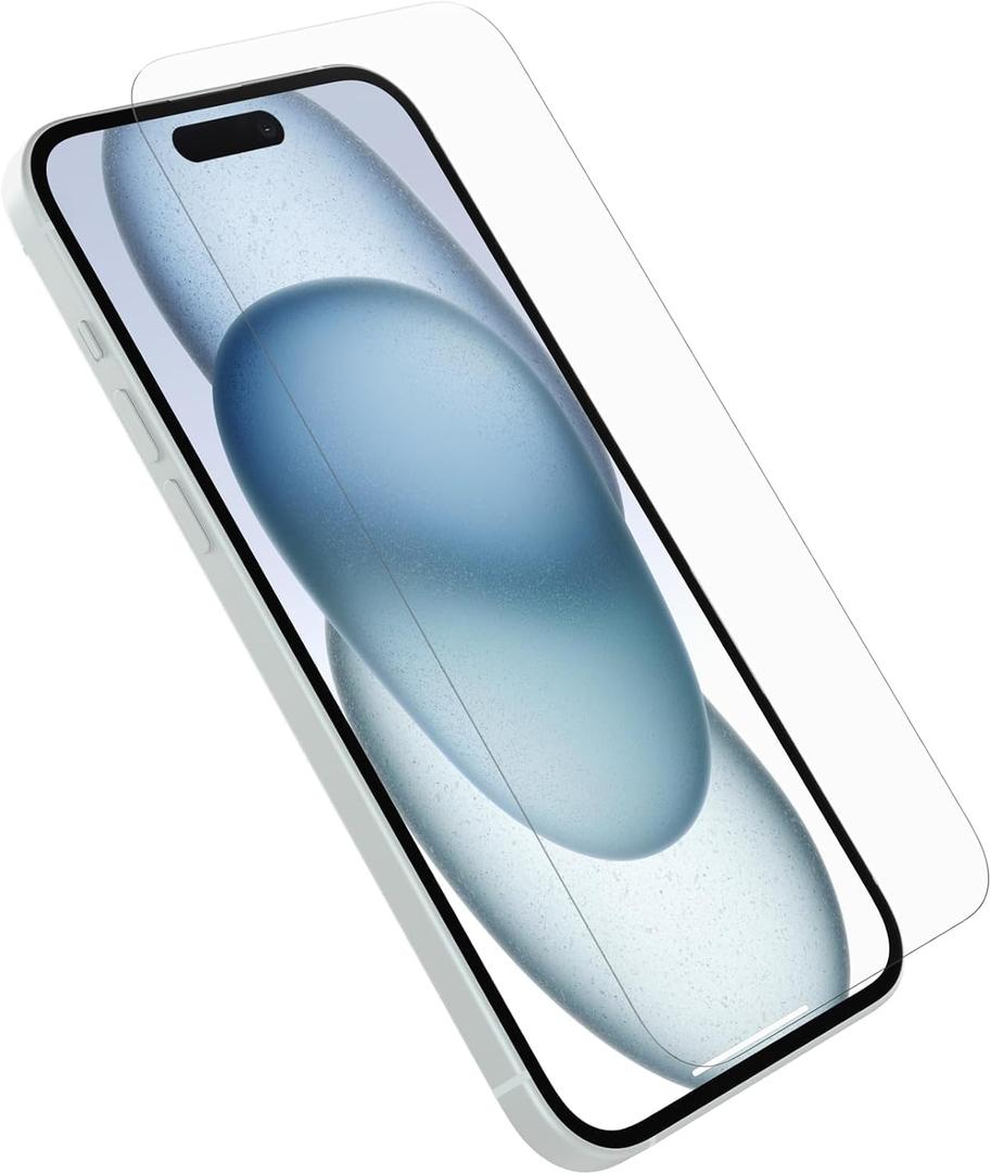 OtterBox iPhone 15 Pro (Only) Glass Screen Protector, Scratch Protection, Flawless Clarity, Fingerprint Resistant
