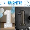 4FT 16 Marquee Numbers, 16 Light up Numbers for Party, Sweet 16 Birthday Decorations, Big 16 Sign with Light for Anniversary, Birthday Backdrop Decor