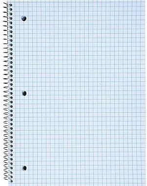 Staples Ruled Paper Graph Pad (11625M)