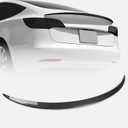 Spoiler Fit for 2017-2023 Tesla Model 3 | Carbon Fiber OEM-Style Rear Wing | Easy Drill-Free Installation