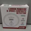 10Year Battery Smoke and Carbon Monoxide Detector 2in1 with Digital Display, 85dB Visual & Audible Alarm, Easy Setup for Living Room,Camper,RV, Brings Peace of Mind, Pack of 1