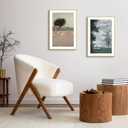Golden State Art 13x19 Gold Aluminum Frame with White Mat, Real Glass