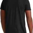 POLO RALPH LAUREN Men's T-Shirt, 3-Pack, Classic Men's Cotton Crewneck Shirts, Moisture-Wicking, (Black, XL)